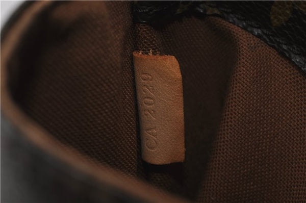 Authentic Louis Vuitton Monogram Pochette Gange Waist Body Bag M51870 LV 5533F