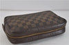 Authentic LOUIS VUITTON Damier Trousse Toilette Clutch Hand Bag N47623 LV 5534C