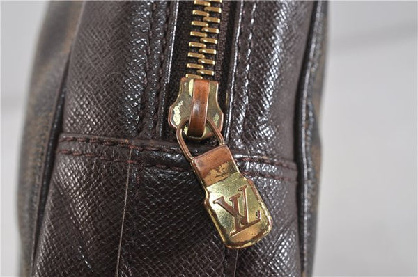 Authentic LOUIS VUITTON Damier Trousse Toilette Clutch Hand Bag N47623 LV 5534C