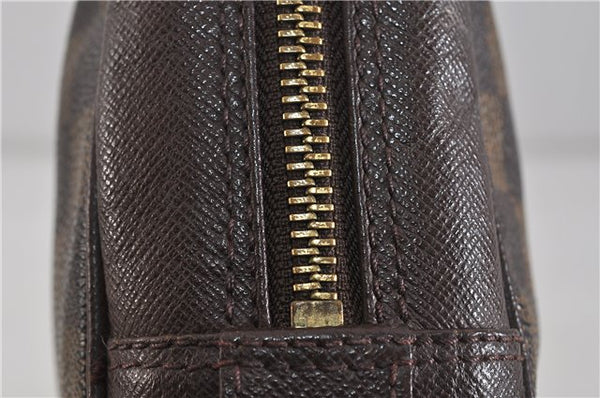 Authentic LOUIS VUITTON Damier Trousse Toilette Clutch Hand Bag N47623 LV 5534C