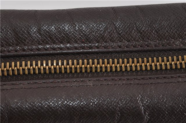 Authentic LOUIS VUITTON Damier Trousse Toilette Clutch Hand Bag N47623 LV 5534C