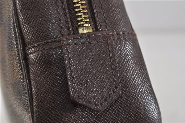 Authentic LOUIS VUITTON Damier Trousse Toilette Clutch Hand Bag N47623 LV 5534C
