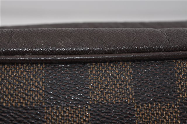 Authentic LOUIS VUITTON Damier Trousse Toilette Clutch Hand Bag N47623 LV 5534C