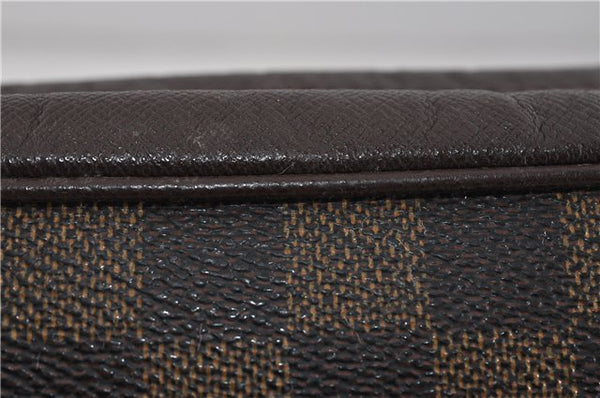 Authentic LOUIS VUITTON Damier Trousse Toilette Clutch Hand Bag N47623 LV 5534C