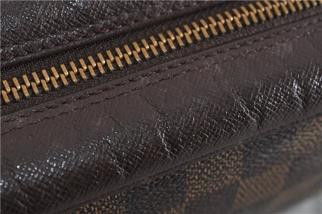 Authentic LOUIS VUITTON Damier Trousse Toilette Clutch Hand Bag N47623 LV 5534C