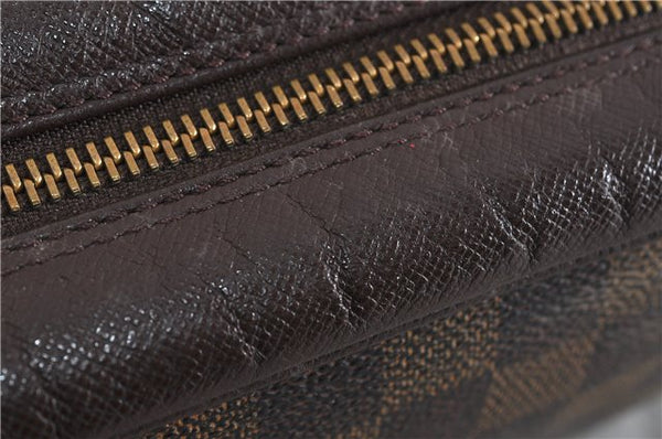 Authentic LOUIS VUITTON Damier Trousse Toilette Clutch Hand Bag N47623 LV 5534C