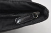 Authentic FENDI Zucca Vintage Tote Shoulder Bag Nylon Leather Black 5534I