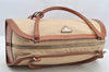 Authentic PRADA Vintage Canvas Leather Shoulder Tote Bag Beige Brown 5535I