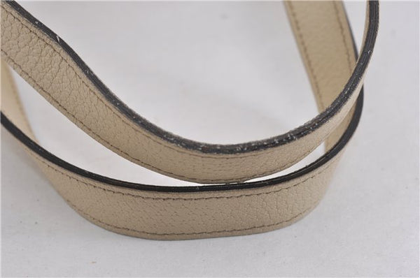 Authentic GUCCI Abbey Shoulder Tote Bag GG Canvas Leather 141470 Brown 5536F