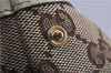 Authentic GUCCI Abbey Shoulder Tote Bag GG Canvas Leather 141470 Brown 5536F