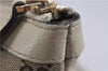 Authentic GUCCI Abbey Shoulder Tote Bag GG Canvas Leather 141470 Brown 5536F