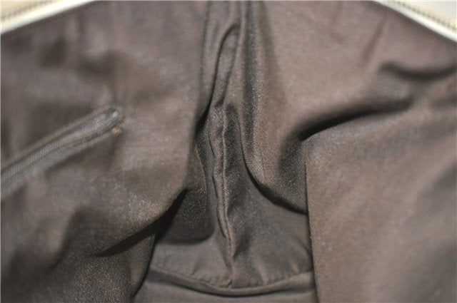 Authentic GUCCI Abbey Shoulder Tote Bag GG Canvas Leather 141470 Brown 5536F