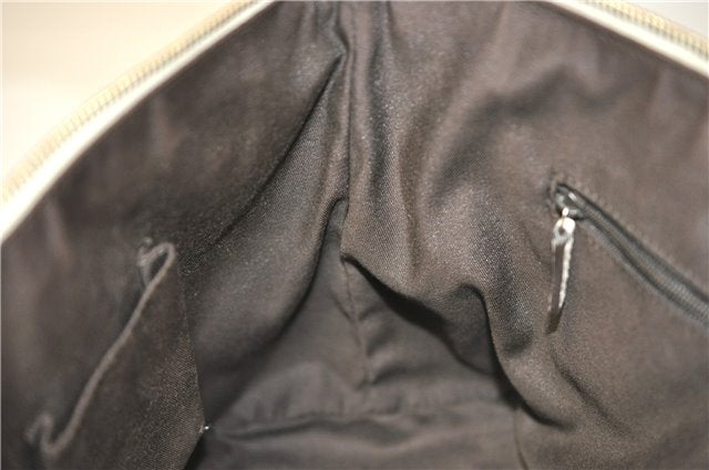 Authentic GUCCI Abbey Shoulder Tote Bag GG Canvas Leather 141470 Brown 5536F