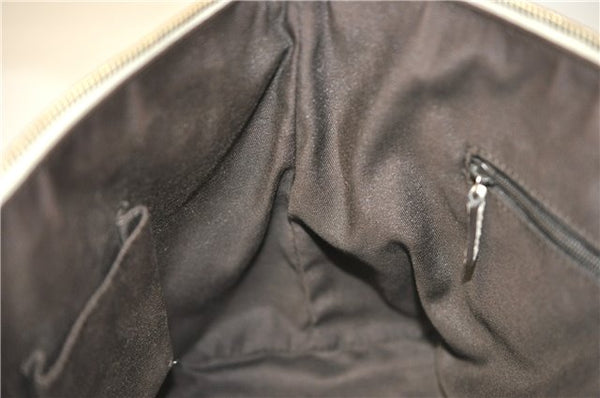 Authentic GUCCI Abbey Shoulder Tote Bag GG Canvas Leather 141470 Brown 5536F