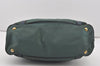 Authentic PRADA Nylon Tessuto Leather 2Way Shoulder Hand Tote Bag Green 5537I