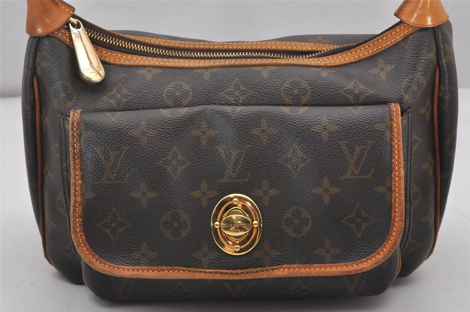 Authentic Louis Vuitton Monogram Tikal GM Shoulder Bag M40077 LV 5538I