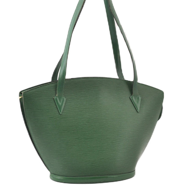 Auth Louis Vuitton Epi Saint Jacques Shopping Shoulder Bag Green M52264 LV 5539F
