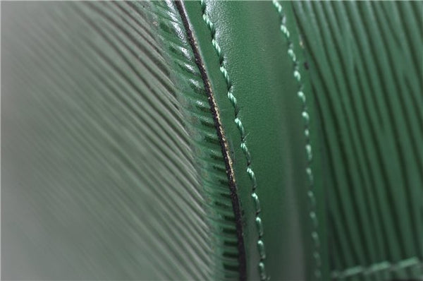 Auth Louis Vuitton Epi Saint Jacques Shopping Shoulder Bag Green M52264 LV 5539F