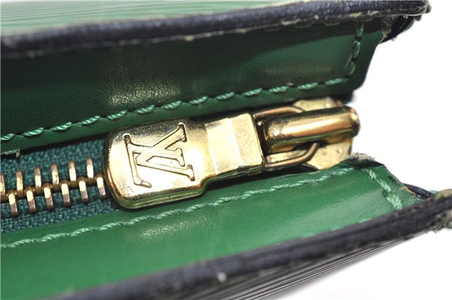 Auth Louis Vuitton Epi Saint Jacques Shopping Shoulder Bag Green M52264 LV 5539F