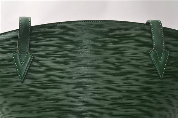 Auth Louis Vuitton Epi Saint Jacques Shopping Shoulder Bag Green M52264 LV 5539F