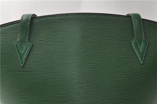 Auth Louis Vuitton Epi Saint Jacques Shopping Shoulder Bag Green M52264 LV 5539F