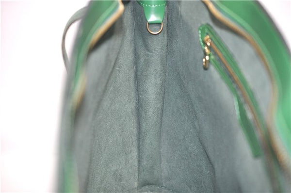 Auth Louis Vuitton Epi Saint Jacques Shopping Shoulder Bag Green M52264 LV 5539F