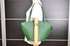 Auth Louis Vuitton Epi Saint Jacques Shopping Shoulder Bag Green M52264 LV 5539F