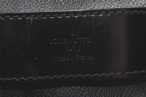 Authentic Louis Vuitton Damier Graphite Toiletry Hand Bag Pouch N47625 LV 5539I
