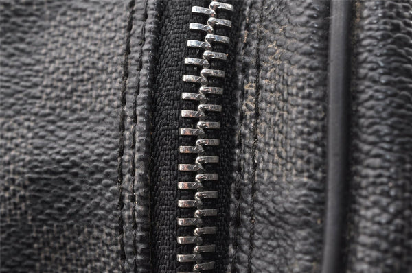 Authentic Louis Vuitton Damier Graphite Toiletry Hand Bag Pouch N47625 LV 5539I