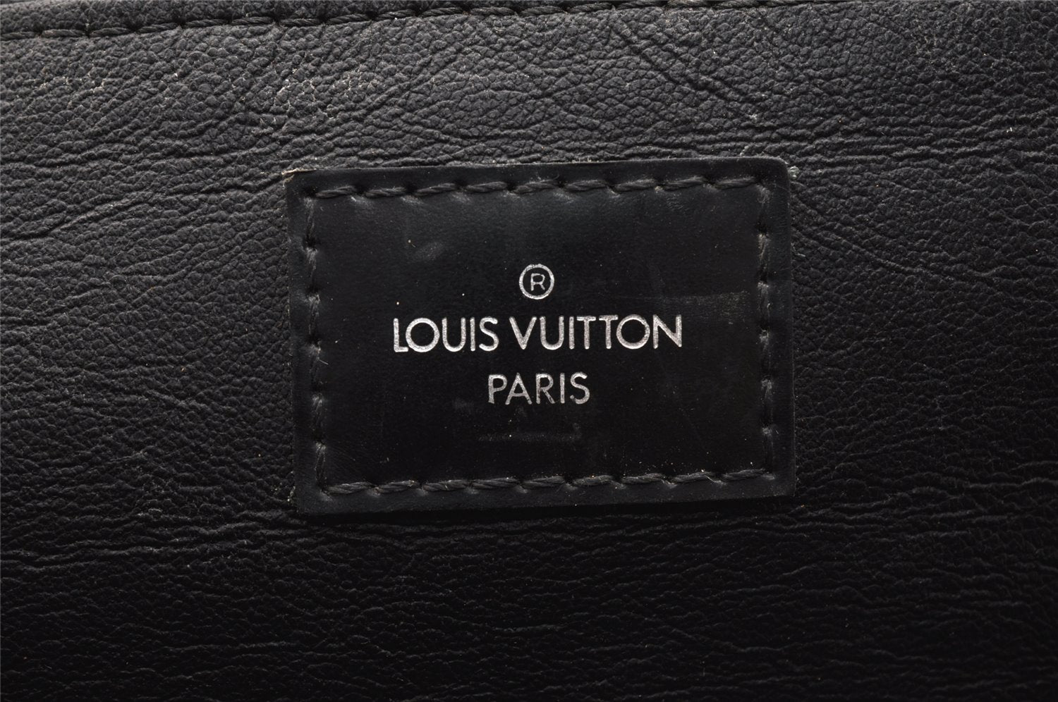 Authentic Louis Vuitton Damier Graphite Toiletry Hand Bag Pouch N47625 LV 5539I