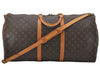 Auth Louis Vuitton Monogram Keepall Bandouliere 60 Boston Bag M41412 LV 5541D
