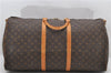Auth Louis Vuitton Monogram Keepall Bandouliere 60 Boston Bag M41412 LV 5541D