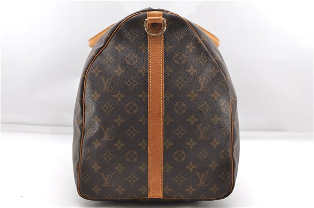 Auth Louis Vuitton Monogram Keepall Bandouliere 60 Boston Bag M41412 LV 5541D
