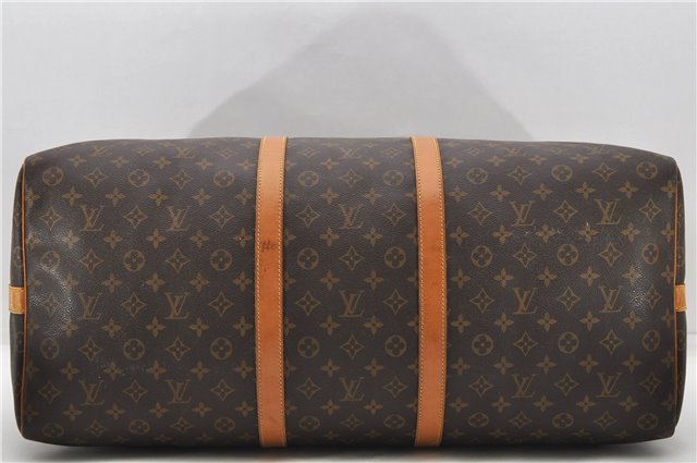 Auth Louis Vuitton Monogram Keepall Bandouliere 60 Boston Bag M41412 LV 5541D