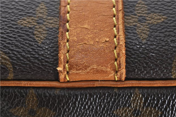 Auth Louis Vuitton Monogram Keepall Bandouliere 60 Boston Bag M41412 LV 5541D