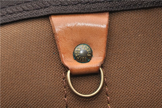 Auth Louis Vuitton Monogram Keepall Bandouliere 60 Boston Bag M41412 LV 5541D