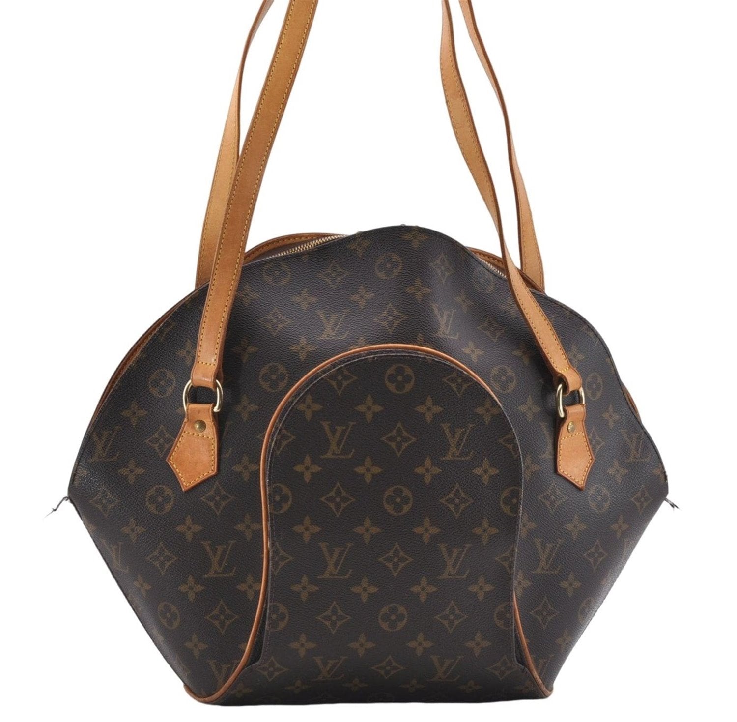 Authentic Louis Vuitton Monogram Ellipse Shopping Shoulder Bag M51128 LV 5542D