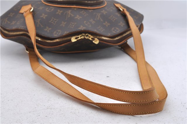 Authentic Louis Vuitton Monogram Ellipse Shopping Shoulder Bag M51128 LV 5542D