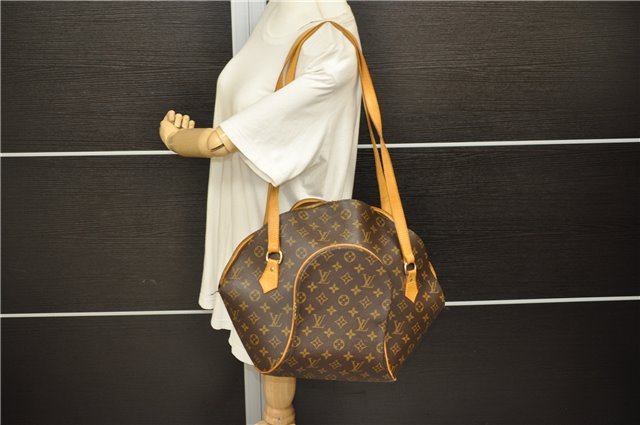 Authentic Louis Vuitton Monogram Ellipse Shopping Shoulder Bag M51128 LV 5542D