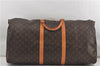 Auth Louis Vuitton Monogram Keepall Bandouliere 60 Boston Bag M41412 LV 5543D