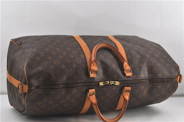 Auth Louis Vuitton Monogram Keepall Bandouliere 60 Boston Bag M41412 LV 5543D