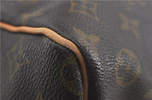 Auth Louis Vuitton Monogram Keepall Bandouliere 60 Boston Bag M41412 LV 5543D