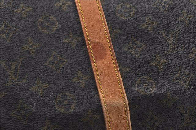 Auth Louis Vuitton Monogram Keepall Bandouliere 60 Boston Bag M41412 LV 5543D