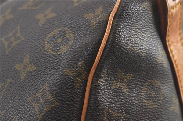 Auth Louis Vuitton Monogram Keepall Bandouliere 60 Boston Bag M41412 LV 5543D