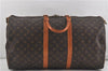 Auth Louis Vuitton Monogram Keepall Bandouliere 55 Boston Bag M41414 LV 5544D