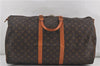 Auth Louis Vuitton Monogram Keepall Bandouliere 55 Boston Bag M41414 LV 5544D