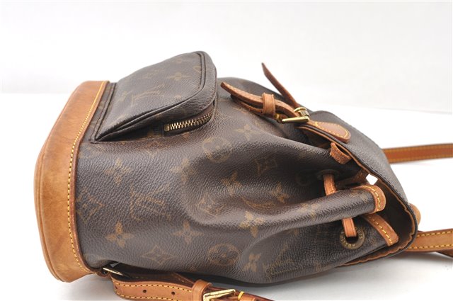 Authentic Louis Vuitton Monogram Montsouris PM Backpack M51137 LV 5544F