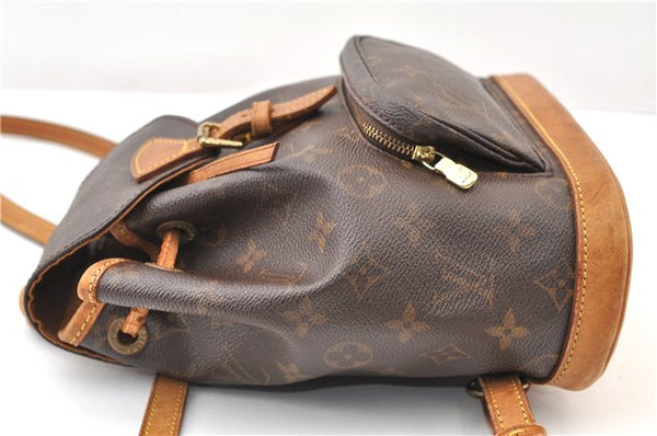 Authentic Louis Vuitton Monogram Montsouris PM Backpack M51137 LV 5544F