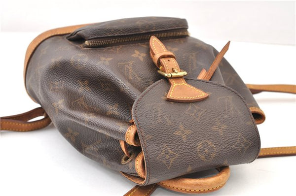 Authentic Louis Vuitton Monogram Montsouris PM Backpack M51137 LV 5544F