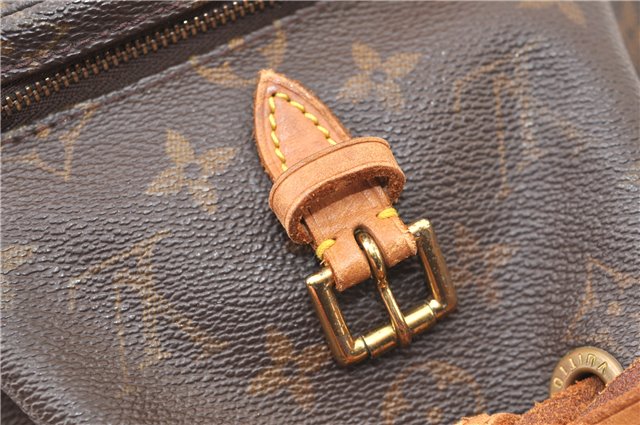 Authentic Louis Vuitton Monogram Montsouris PM Backpack M51137 LV 5544F